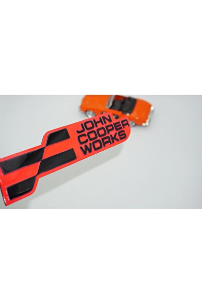 DK Tuning حقيبة ميني جون كوبر ووركس باللون الوردي والأسود مع شعار أرما