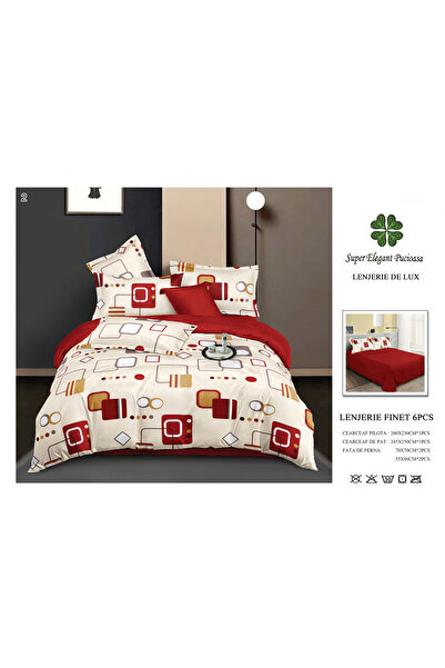 FIONNA.RO Finet Bed Linen 6 Pieces - Geometric Figures