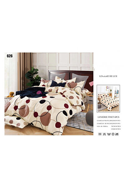 FIONNA.RO Finet Bed Linen 6 Pieces - Colorful Circles