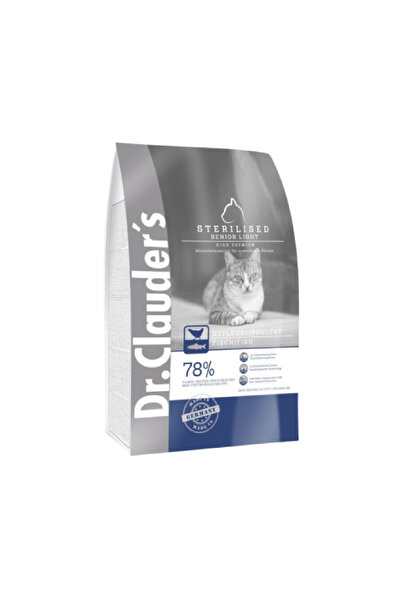Dr.Cat د كلاودرز هاي بريميوم للقطط الكبيرة دجاج وسمك 1.5 كغ