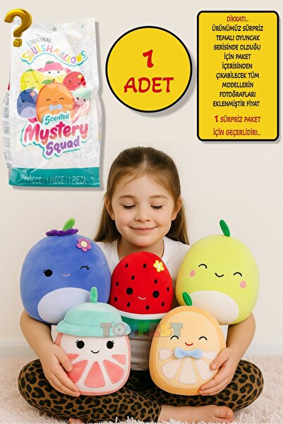 TOYFEST 1 ADET Sürpriz Kokulu Squishmallows Mystery Squad Meyve Temalı Sürpri...
