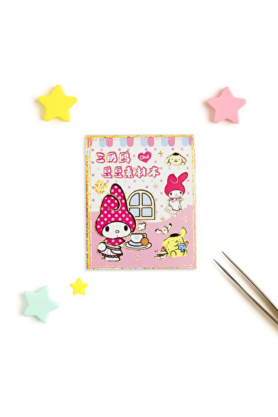 repro design مجموعة دفتر ملصقات صغيرة من كورومي وماي ميلودي كاواي سانريو مكونة من قطعتين 150 قطعة |   الموديل حسب المخزون