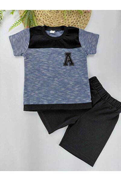 Butik Boys' Shorts T-Shirt Two-Piece Set Cotton Fabric Economical