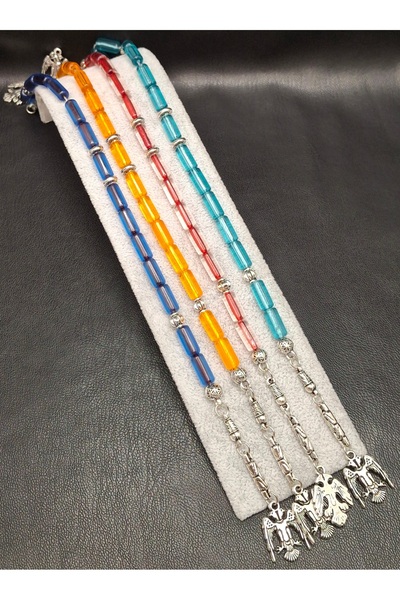 Han Ticarethane 4 bucăți de mărgele de rugina pulbere de culoare galbenă, tăi...