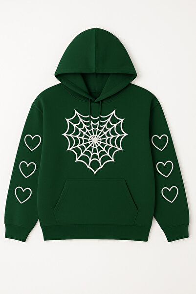 CLASSY.MODA Hanorac cu glugă pentru femei – Hanorac cu model de pânză de păia...