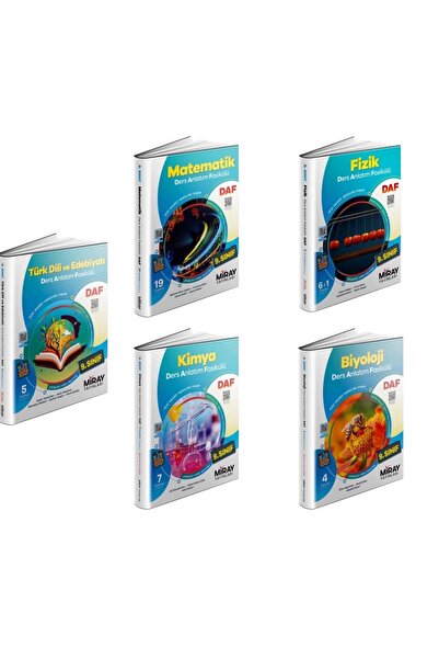 Miray Yayınları 2026 9. Sınıf Matematik Fizik Kimya Biyoloji DAF Ders Anlatım...