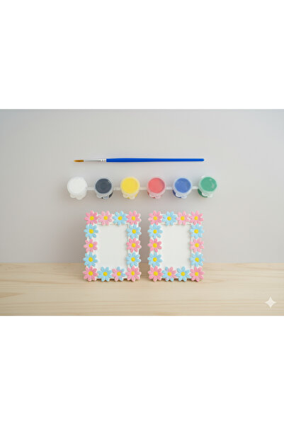 Hobiuniverse Taştozu Hobi Seti | Kendin Yap Magnet ve Fotoğraf Çerçevesi Boya...