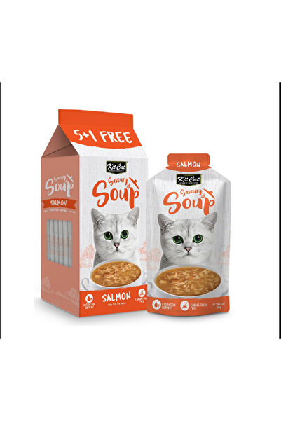 Kietla كت كات اظرف حساء كت كات اظرف حساء بالسلمون للقطط 5+1