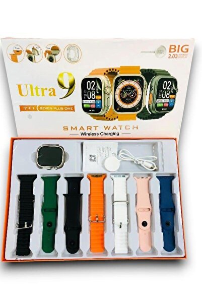 pazarella WATCH9 7 KORDONLU AKILLI SAAT