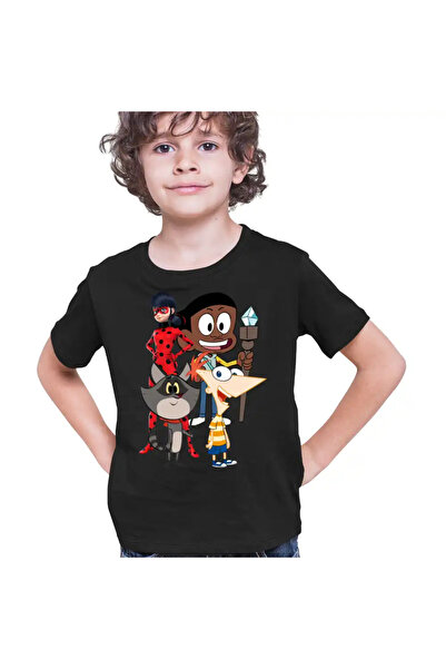 OEM Tricou Copii Baieti Craig Taffy Buburuza Phineas
