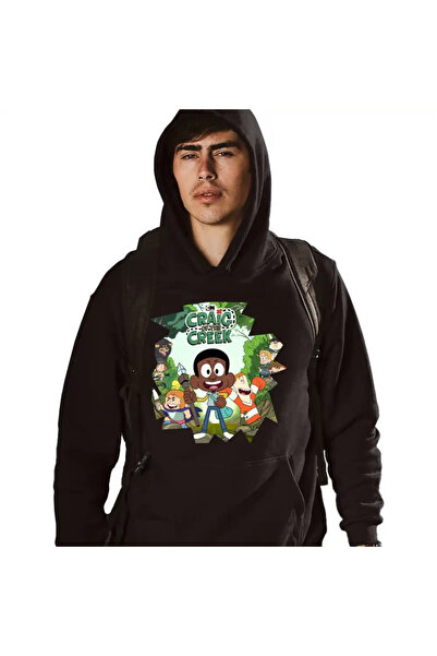 OEM Ανδρική μπλούζα με κουκούλα Craig of the Creek Scouts