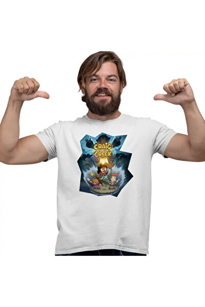 OEM Мъжка тениска с анимационни рисунки на Крейг Дъмбрава