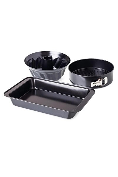 ORIAN 3-piece metal cake pan and oven tray