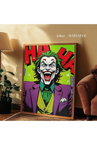 tuvart Sayılarla Boyama Seti BATMAN 35x50cm, Joker - HAHAHA!