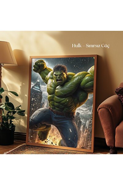 tuvart Sayılarla Boyama Seti Marvel 35x50cm, Hulk - Sınırsız Güç
