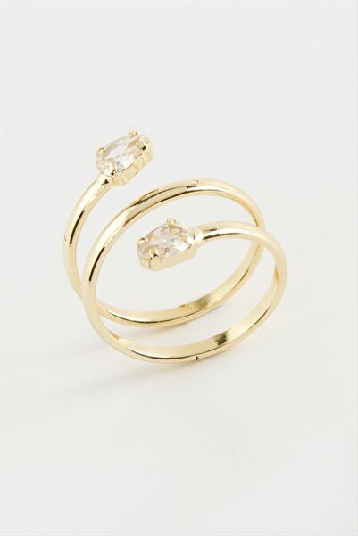 Marsilyan خاتم حجر الزركون البيضاوي