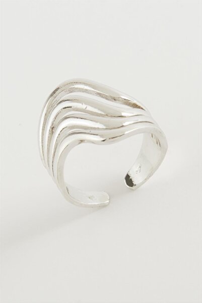 feryal حلقة معدنية بيضاوية