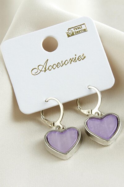 Marsilyan Heart Polyester Earrings