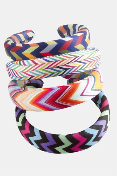 Okyanuss Accessories Coroana cu model în dungi