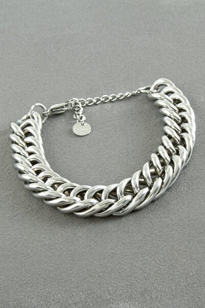 Marsilyan Thick Chain Luxury Steel Bracelet Ilkel-Bjt940