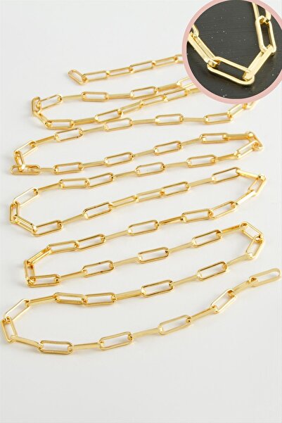 Bijuteri Net Lanț dreptunghiular MTXDPN de 4 mm (162224) 1 metru-galben