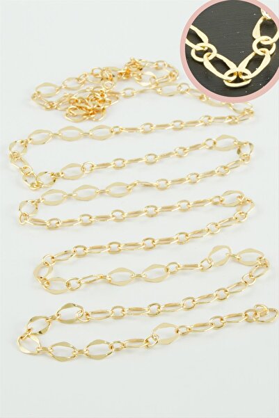 glovia bijuteri سلسلة بيضاوية 6 ملم 1 متر