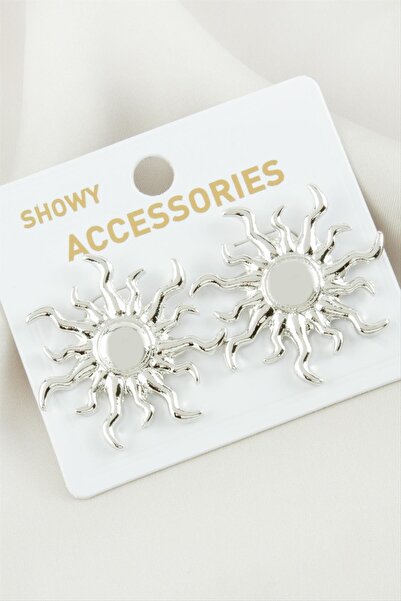 Marsilyan Sun Metal Earrings