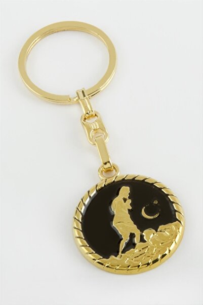 ZERO LAND MSA-SHOP Breloc metalic Ataturk-Galben