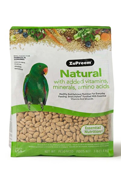 Zupreem Natural Avian Diet Parrots And Conures 1.4kg