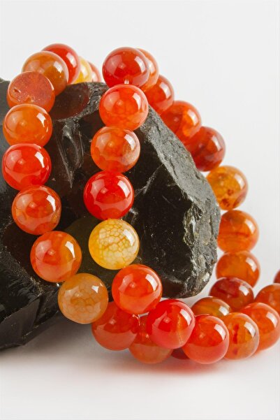 ZERO LAND حجر العقيق (223057) 10 ملم - أحمر