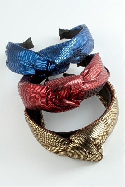 Ronanna Coroană înnodată din piele cu model de pete