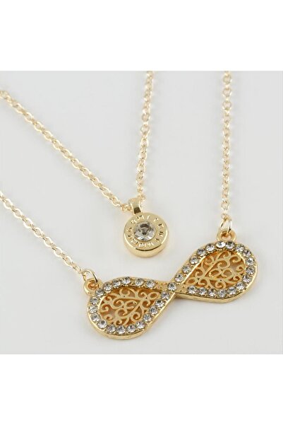 Marsilyan قلادة مزدوجة على شكل إنفينيتي للموسم الجديد