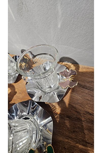 Keopsantique home Silver Butterfly Tea Set