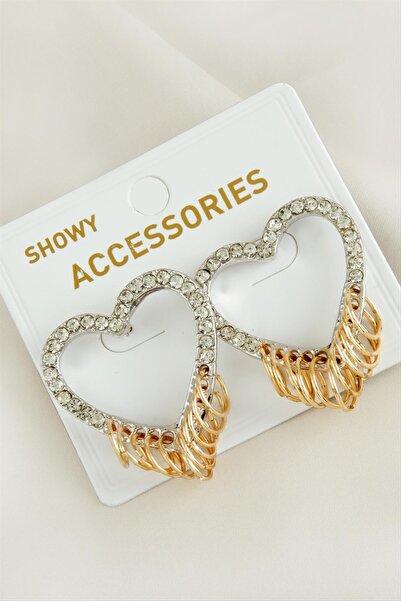 nolva Ring Heart New Season Stone Earrings