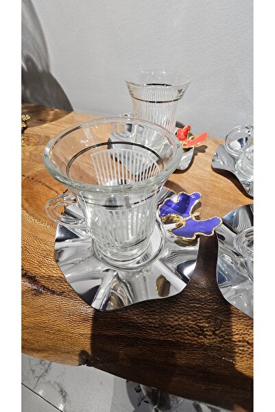 Keopsantique home Silver Butterfly Tea Set
