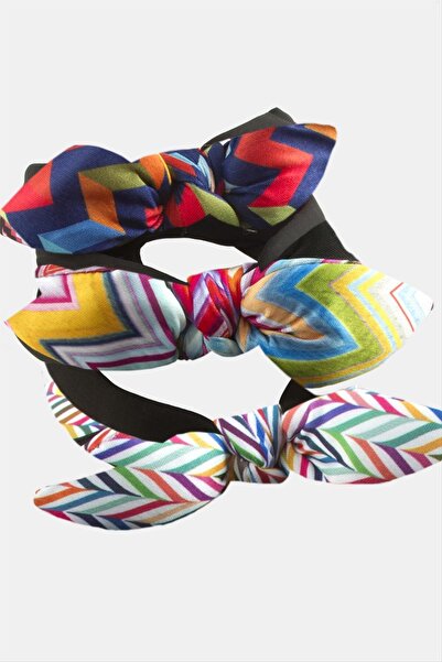 Okyanuss Accessories Coroană cu pisică urechi cu model Kilim