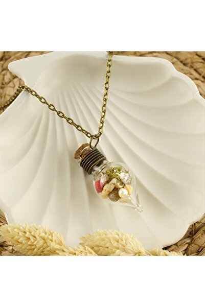 TakÇalıştır قلادة زيركون مرصّع بالأحجار بتصميم أنيق على شكل زهرة مختلطة