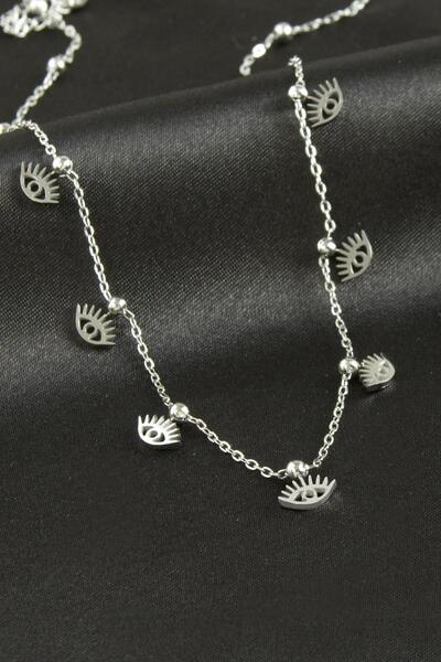 feryal العين قلادة الصلب الفاخرة