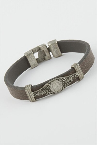 ZERO LAND سوار جلدي من SPTRNS Tuğra (94231) - بني