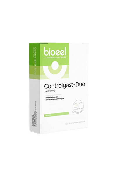 Bioeel Controlgast Duo, 680/80mg, 30 tablets,