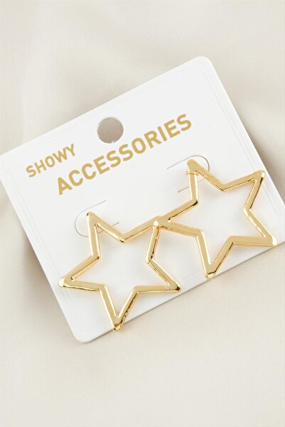 Marsilyan Star New Season Metal Earrings