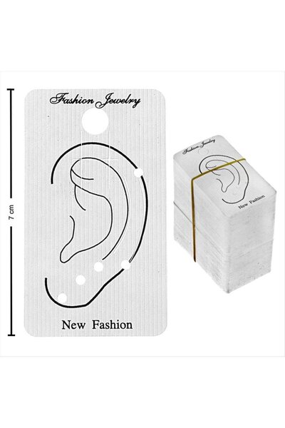 ZERO LAND Sptrns Cartilage (232259) Earring Card-White