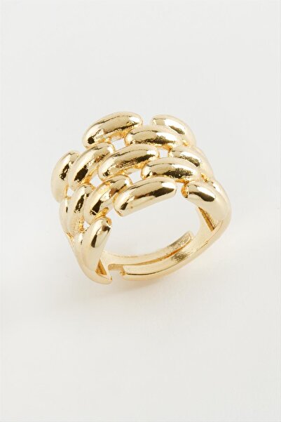 noip Sptrns Chain Shaped (185204) Metal Ring-Yellow