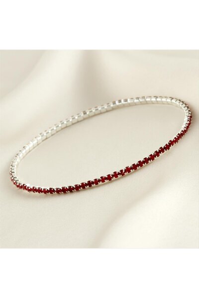 2K Bijuteri 2 mm Tiny Strip Stone Waterway Bracelet