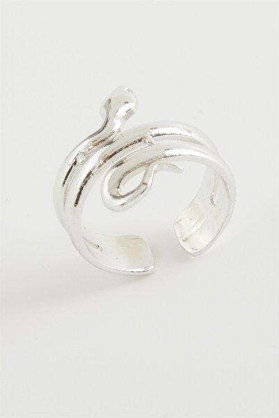 feryal خاتم معدني على شكل ثعبان