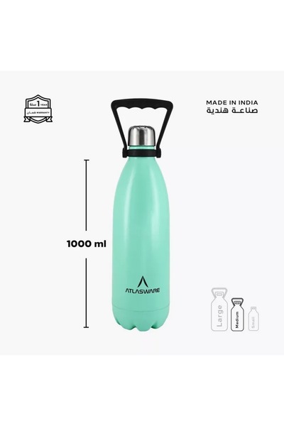 Generic Stainless Steel Water Bottle - 1 L