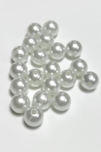 ZERO LAND Μαργαριταρένιες χάντρες με τρύπες 8 χιλιοστών 500 γραμμάρια