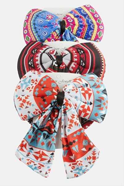 Ronanna مشبك أوتوماتيكي منقوش بنمط الكليم 18 سم