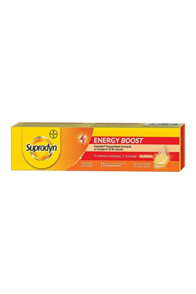 Bayer Supradyn Energy Boost multivitamins and minerals, 15 effervescent tablets,