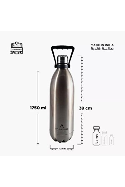 Generic زجاجة مياه من الفولاذ المقاوم للصدأ - 1.75 لتر